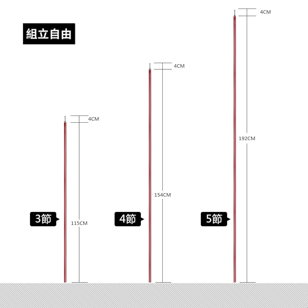アルミテントポール 2セット入り 直径16mm 分割式 超々ジュラルミン 少人数 Amazon | FIELDOOR アルミテントポール 2セット入り (5本連結
